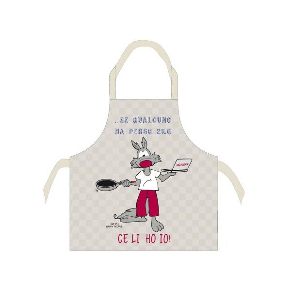 HAPPY PEOPLE CHEF KITCHEN APRON 100% COTTON - DIET 2KG