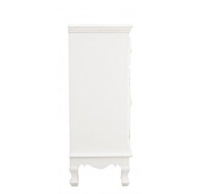 CLORINE CABINET OF DRAWERS 1 DOOR 1 DRAWER IN WHITE WOOD BIZZOTTO