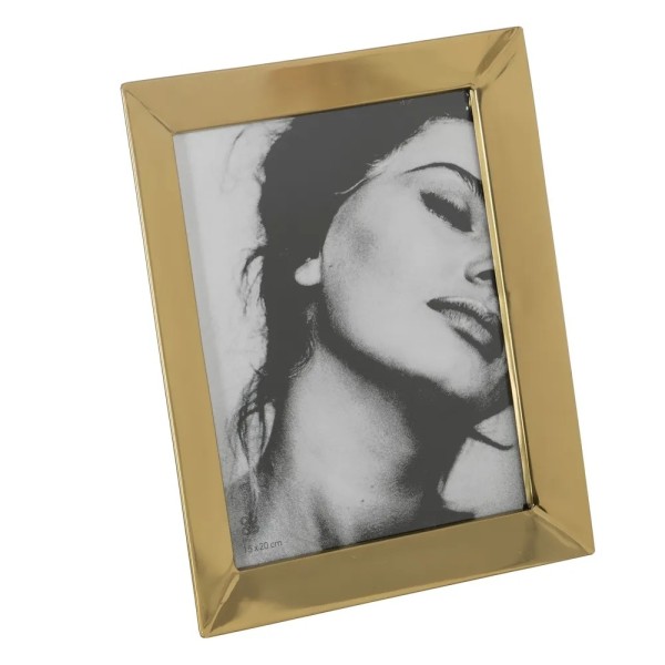 GOLD STAINLESS STEEL PHOTO FRAME 20x25cm