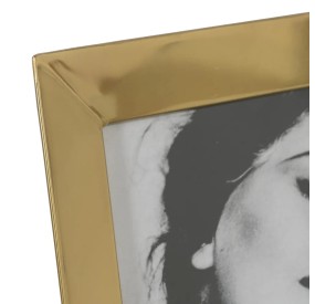 GOLD STAINLESS STEEL PHOTO FRAME 13x18cm