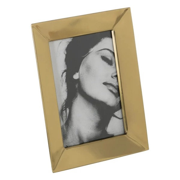 GOLD STAINLESS STEEL PHOTO FRAME 13x18cm