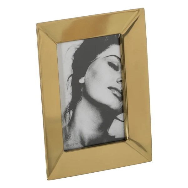 GOLD STAINLESS STEEL PHOTO FRAME 10x15cm