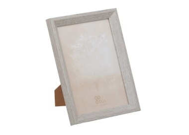 GREY MDF WOOD PHOTO FRAME 15x20cm