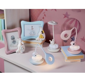 PINK BEAR BABY BEDROOM LAMP