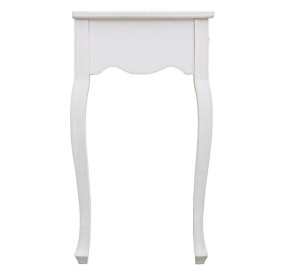 CONSOLE TABLE ENTRANCE BLANC 2 DRAWERS IN WHITE WOOD BIZZOTTO