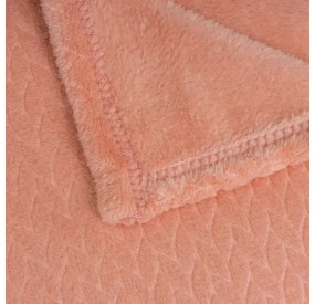 COPERTA ROSA IN FLANELLA 130X160cm