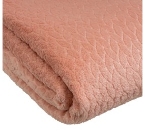 COPERTA ROSA IN FLANELLA 130X160cm