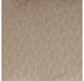 COPERTA TAUPE IN FLANELLA 130X160cm