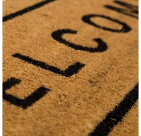 WELCOME DOORMAT IN COCONUT FIBER 75x25cm