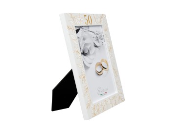 GIEMME WHITE WOOD 50th ANNIVERSARY PHOTO FRAME 13x18cm