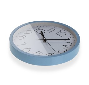 ROUND ECOAZZ WALL CLOCK DIAMETER 30CM BLUE