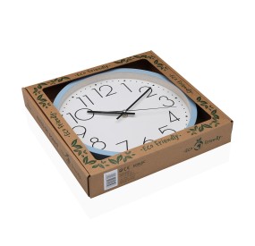 ROUND ECOAZZ WALL CLOCK DIAMETER 30CM BLUE