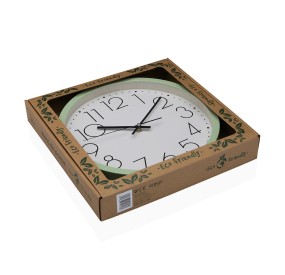 ROUND ECOAZZ WALL CLOCK DIAMETER 30CM GREEN