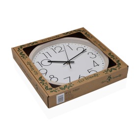 OROLOGIO DA PARETE ROTONDO ECOAZZ DIAMETRO 30CM BEIGE