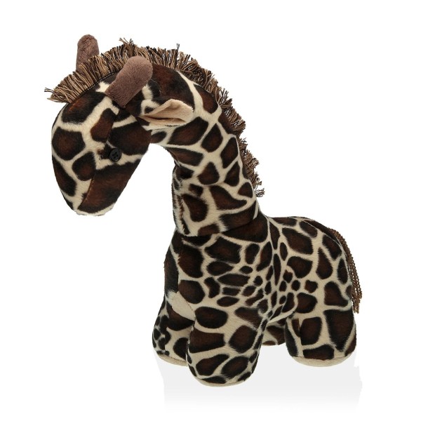 GIRAFFE PLUSH TOY WITH FABRIC ANIMAL HOLDER STOP