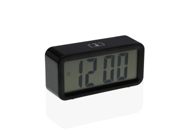 BLACK TOUCH DIGITAL ALARM CLOCK