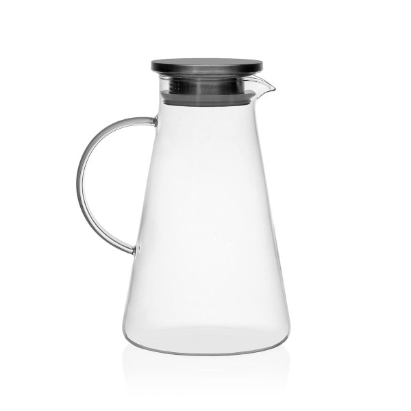 GLASS CARAFE OF DRINKS OR APERITIFS WITH CAP AND FILTER 23CM