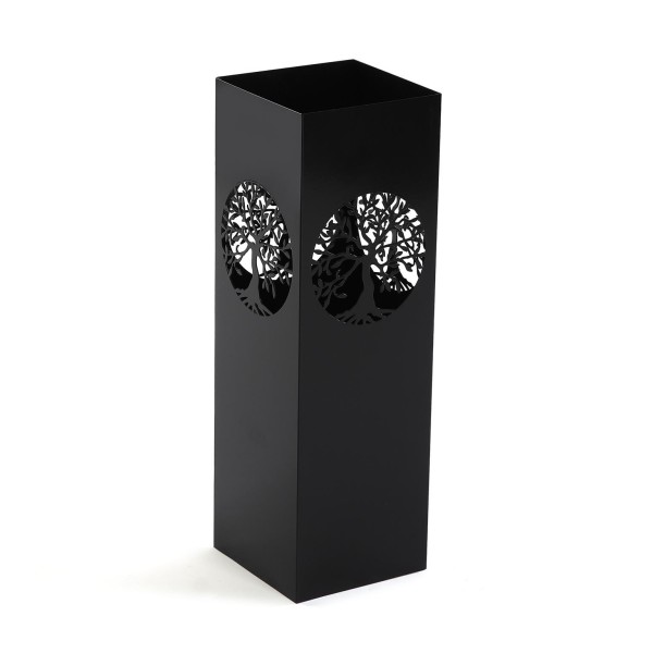 MODERN BLACK METAL UMBRELLA STAND H.49cm