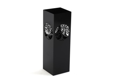 MODERN BLACK METAL UMBRELLA STAND H.49cm