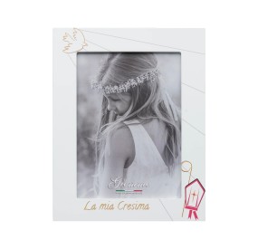 GIEMME WHITE WOOD CONFIRMATION PHOTO FRAME 13x18cm