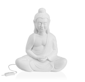 LAMPADA BAJOUR DA TAVOLO BUDDHA ORO 30cm