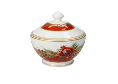 CAROL SUGAR BOWL CHRISTMAS DECORATIONS CHRISTMAS BRANDANI PORCELAIN