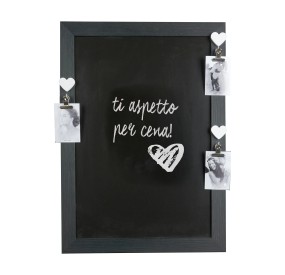 GIEMME WOODEN WALL BLACKBOARD FRAME 54x38cm