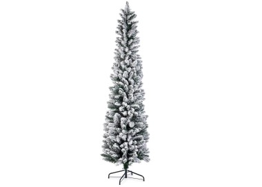 SLIM SILLIAN SNOW-COVERED CHRISTMAS TREE HEIGHT 210CM BIZZOTTO