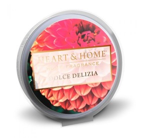 CIALDA PROFUMATA DOLCE DELIZIA BRUCIA ESSENZE HEART&HOME 100% SOIA