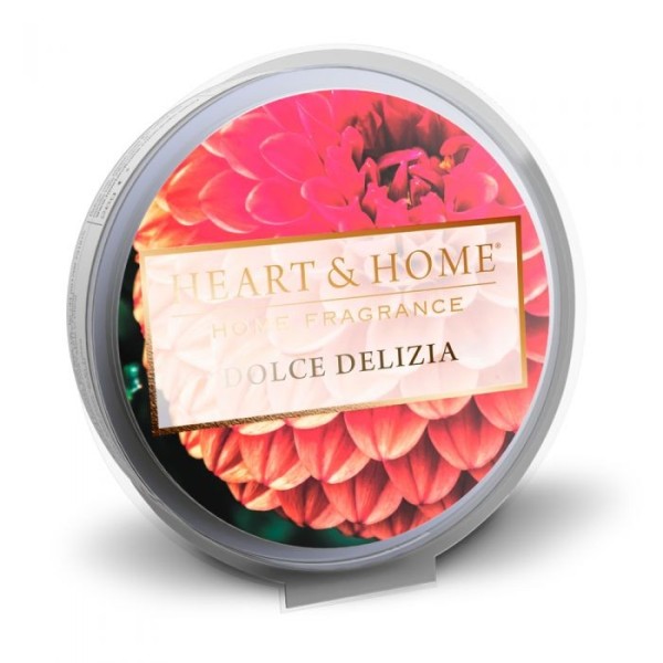 CIALDA PROFUMATA DOLCE DELIZIA BRUCIA ESSENZE HEART&HOME 100% SOIA