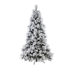 ALBERO DI NATALE GARLENDA INNEVATO AGHI PINO BIZZOTTO 150cm