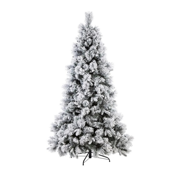 GARLENDA SNOWY CHRISTMAS TREE WITH BIZZOTTO PINE NEEDLES 180cm