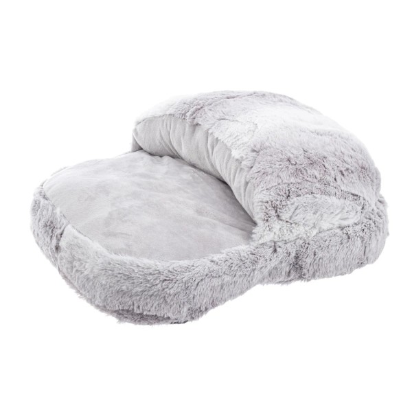 KAIRA SOFT COTTON FOOT WARMER SLIPPER CUSHION - GRAY