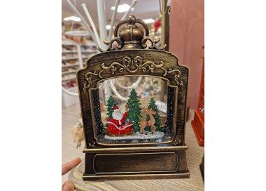 CHRISTMAS MUSIC BOX WITH LIGHT AND SNOW MOVEMENT XT3002