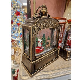 CHRISTMAS MUSIC BOX WITH LIGHT AND SNOW MOVEMENT XT3002