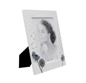 KKT04 GIEMME PRINTED WHITE WOOD PHOTO FRAME 13x18cm