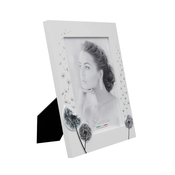 KKT04 GIEMME PRINTED WHITE WOOD PHOTO FRAME 13x18cm