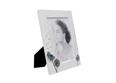 KKT04 GIEMME PRINTED WHITE WOOD PHOTO FRAME 13x18cm