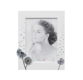 KKT04 GIEMME PRINTED WHITE WOOD PHOTO FRAME 13x18cm