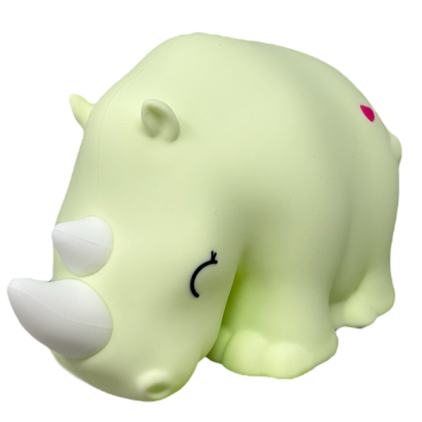 SILICONE LAMP RHINO LED LIGHT 7 COLORS RECHARGEABLE