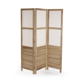 WOODEN SCREEN WITH MATTE WINDOWS H.170CM