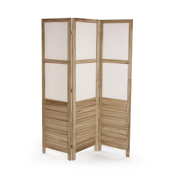 WOODEN SCREEN WITH MATTE WINDOWS H.170CM