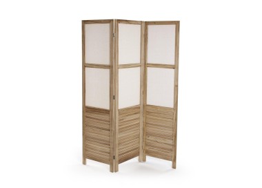 WOODEN SCREEN WITH MATTE WINDOWS H.170CM