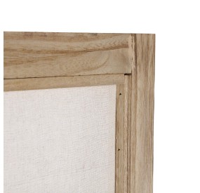 WOODEN SCREEN WITH MATTE WINDOWS H.170CM