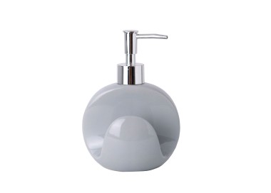 DISPENSER PORTA SAPONE BAGNO BOMBON - GRIGIO