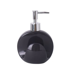 DISPENSER PORTA SAPONE BAGNO BOMBON - NERO