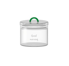 BARATTOLO IN VETRO BOROSILICATO GOOD MORNING 1,4LT