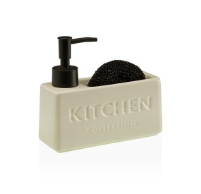 KITCHEN SOAP AND SPONGE DISPENSER KITCHEN - BEIGE