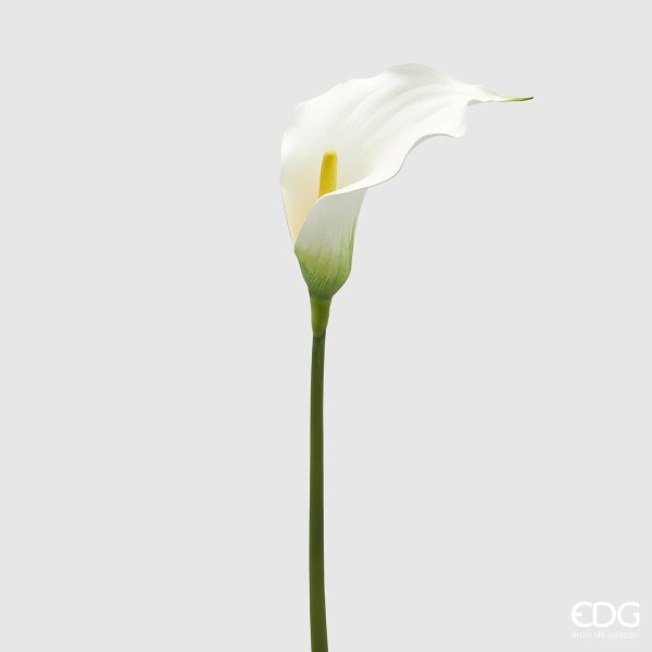 FLOWERING CALLA BRANCH 75cm ENZO DE GASPERI