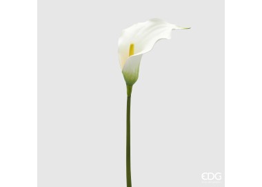 FLOWERING CALLA BRANCH 75cm ENZO DE GASPERI